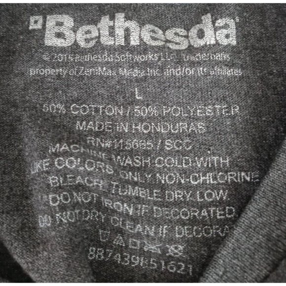 Bethesda Fallout Video Game Vault Boy Men's Graphic Tee Size Large - Picture 4 of 5